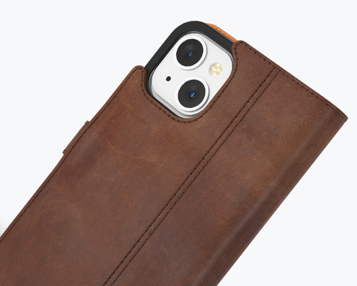 Apple iPhone 13 - Vintage Leather Wallet Phone Case