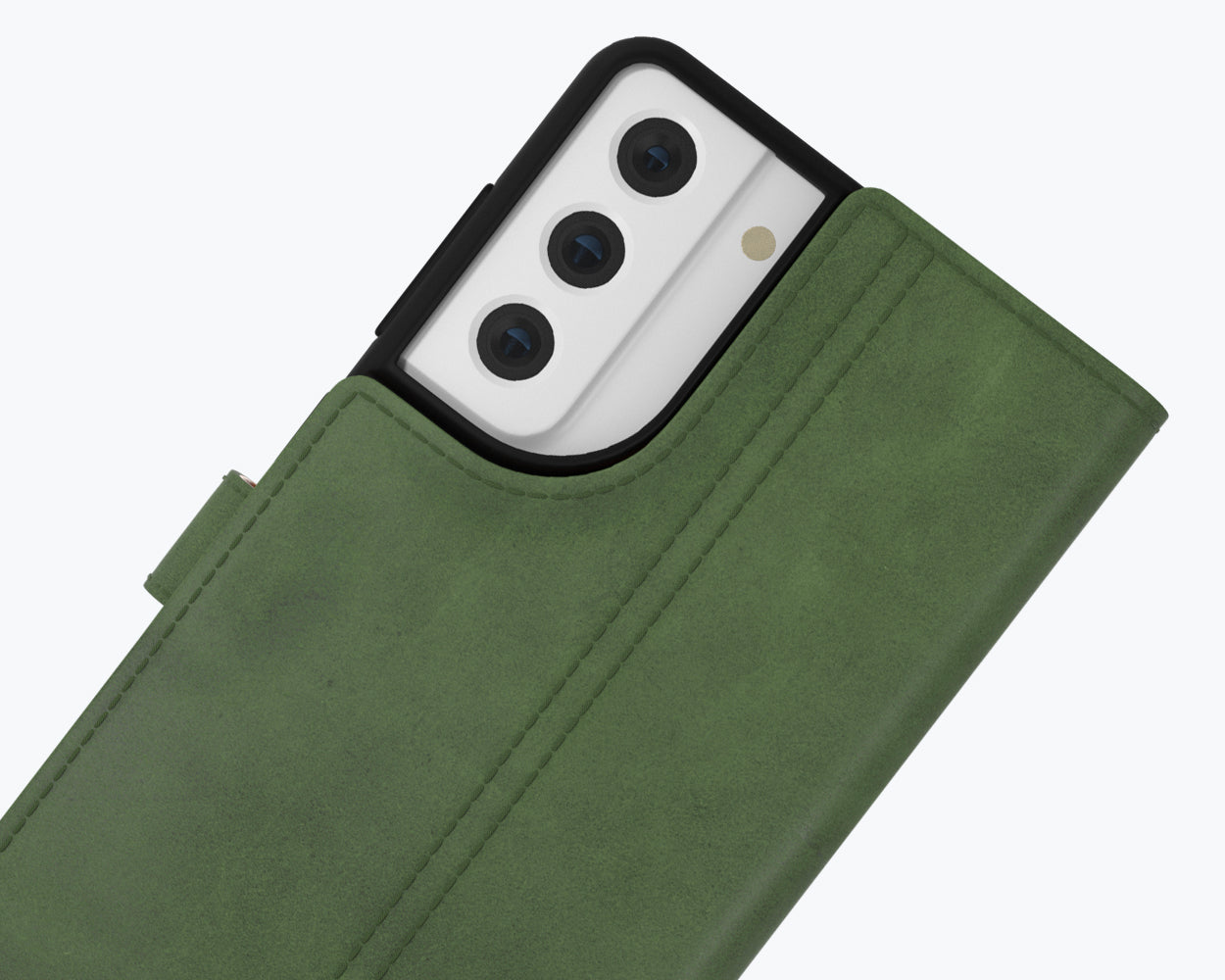 Samsung Galaxy S21 FE - Vintage Leather Wallet Phone Case