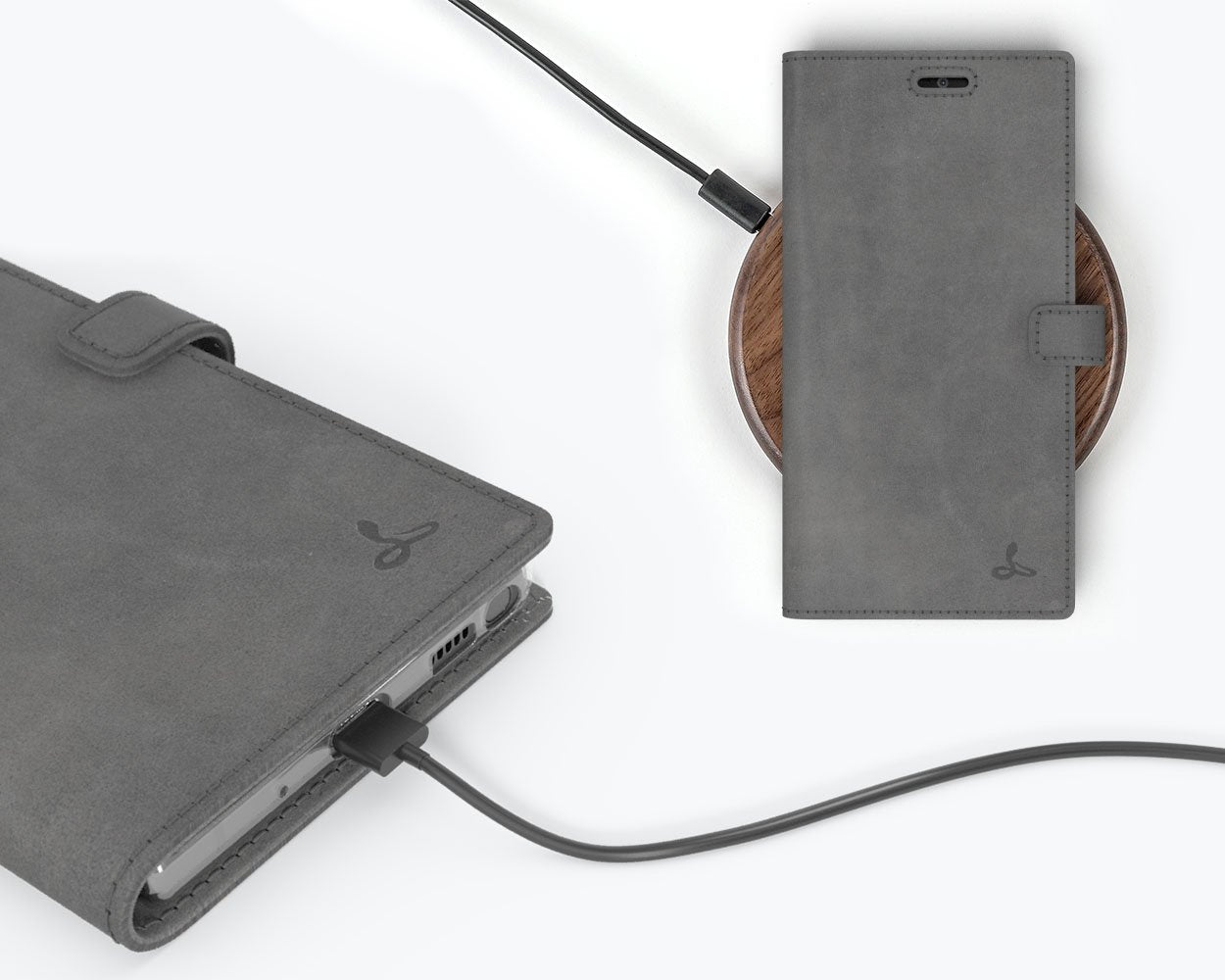 Samsung Galaxy Note 20 - Vintage Leather Wallet Phone Case