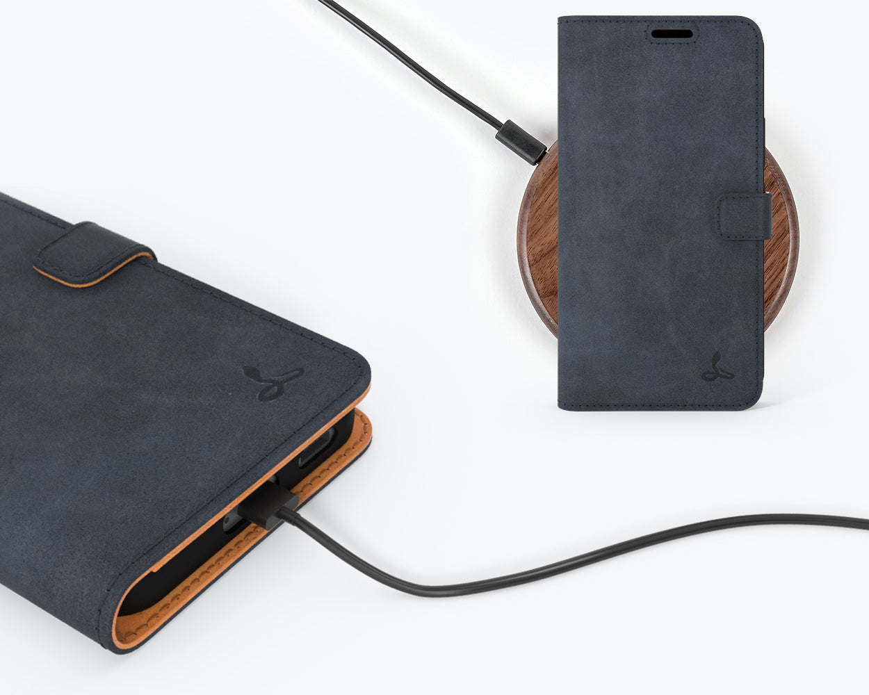 Samsung Galaxy S22 - Vintage Leather Wallet Phone Case