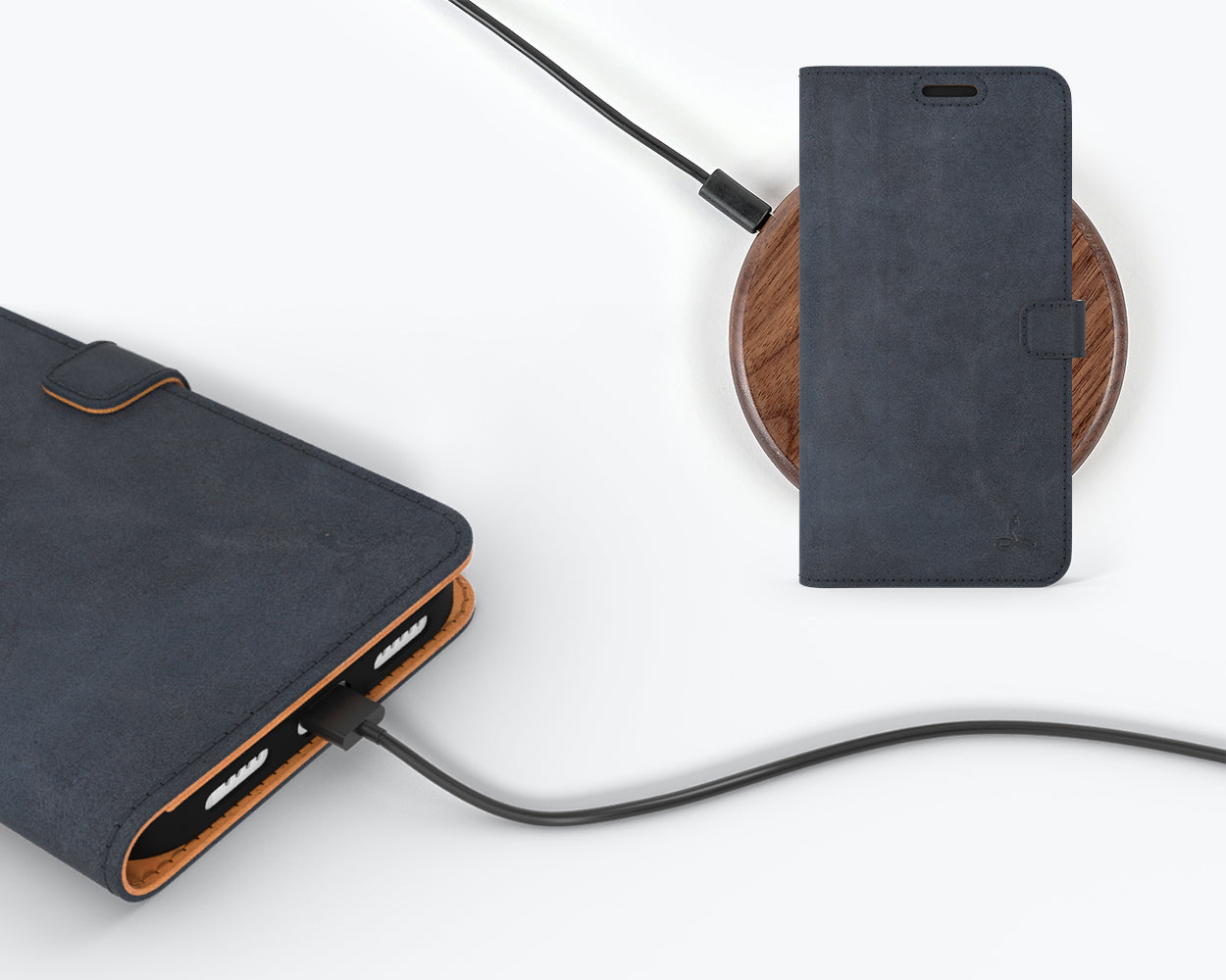 Apple iPhone 14 Plus - Vintage Leather Wallet Phone Case