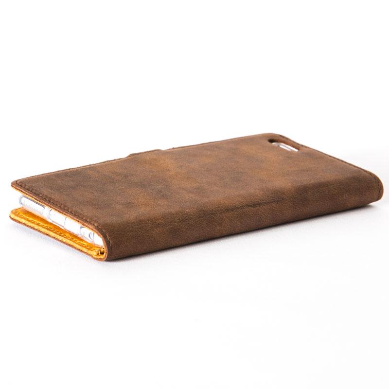 Apple iPhone 6/6S Plus - Vintage Leather Wallet Phone Case