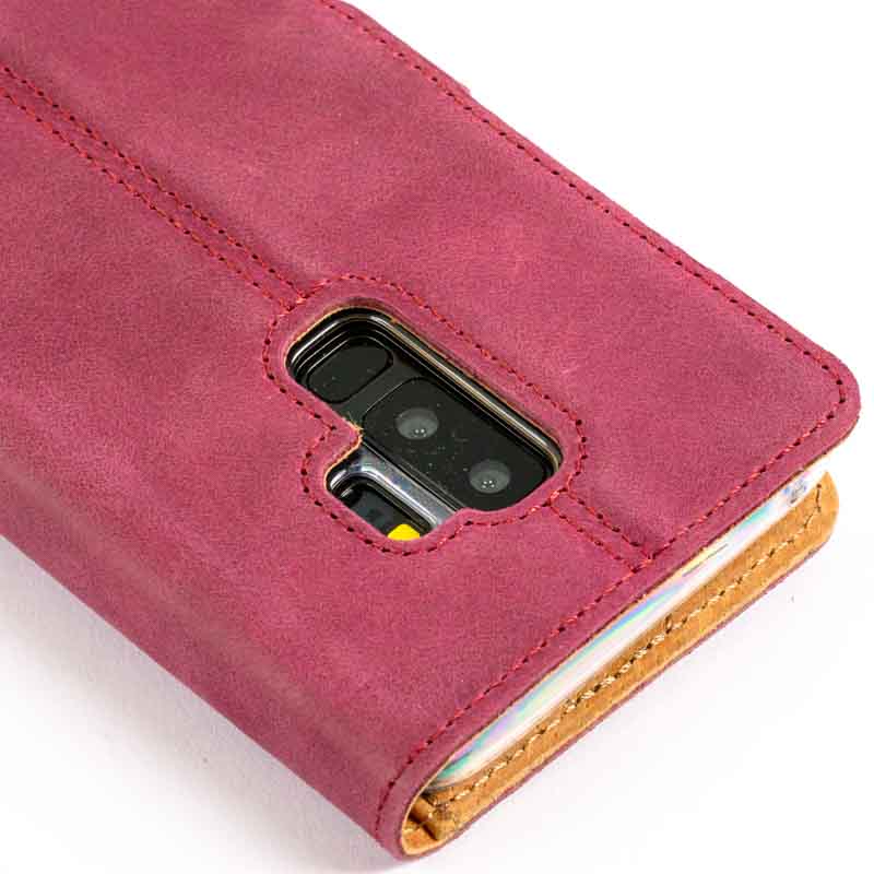 Samsung Galaxy S9 Plus - Vintage Leather Wallet Phone Case