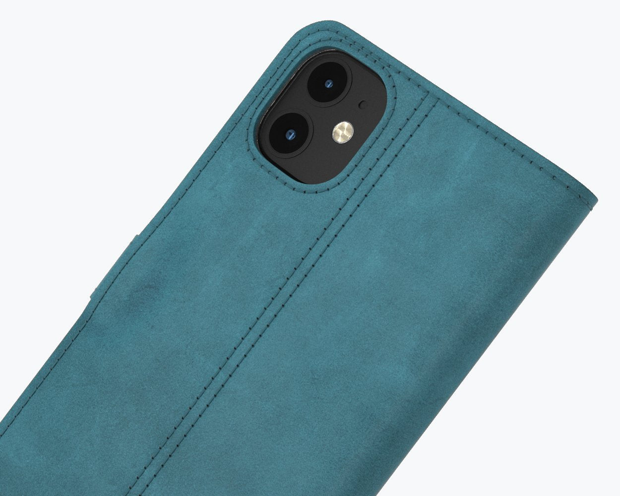 Apple iPhone 12 Mini - Vintage Leather Wallet Phone Case