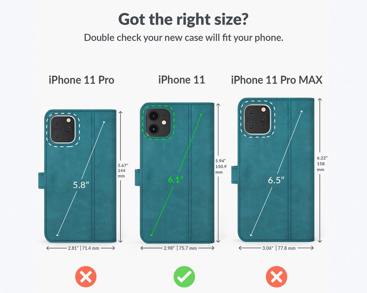 Apple iPhone 11 - Vintage Leather Wallet Phone Case