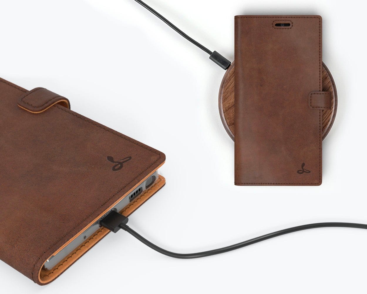 Samsung Galaxy Note 20 - Vintage Leather Wallet (Almost Perfect) Grey Samsung Galaxy Note 25 - Snakehive UK