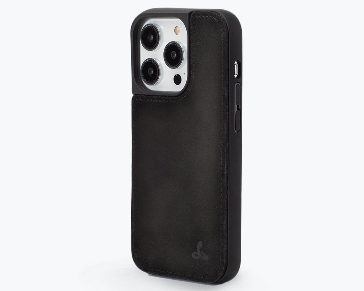 Vintage Leather Back Case - Apple iPhone 14 Pro Black Apple iPhone 14 Pro - Snakehive UK
