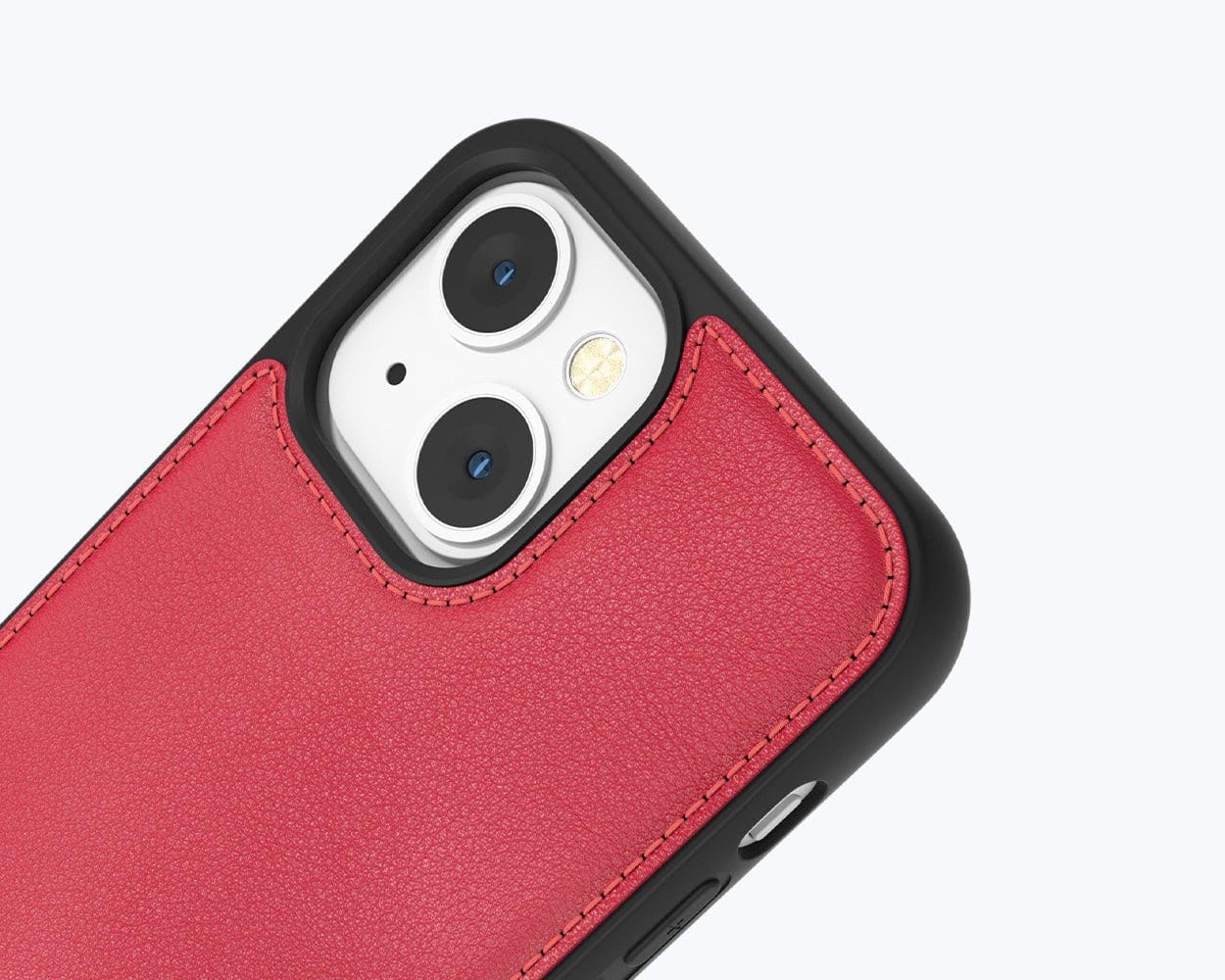 Apple iPhone 13 - Metro Leather Case Pebble Grey Apple iPhone 13 - Snakehive UK