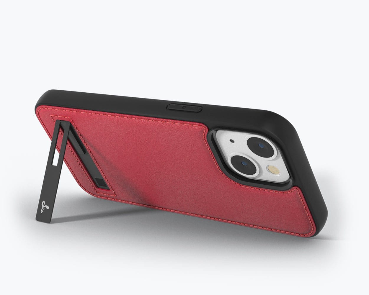 Apple iPhone 13 - Metro Leather Case Pebble Grey Apple iPhone 13 - Snakehive UK