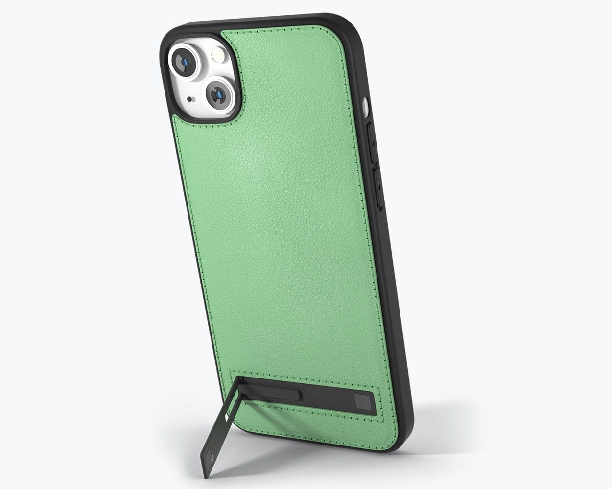 Apple iPhone 14 - Metro Leather Case Pistachio Green Apple iPhone 14 - Snakehive UK