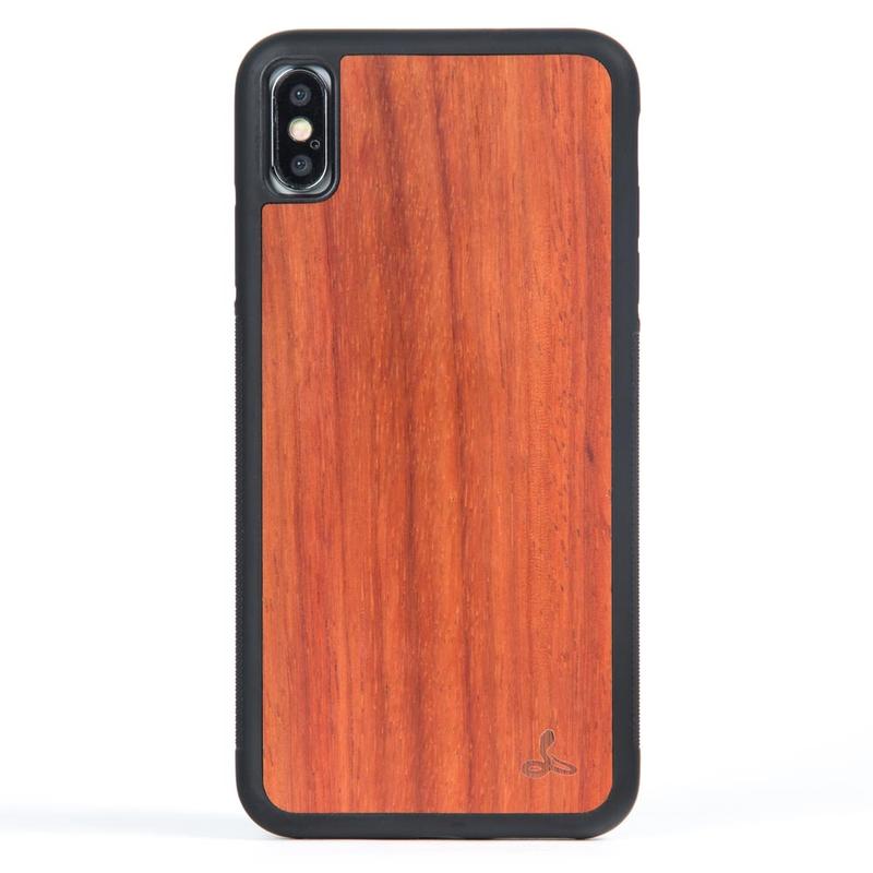 Wilderness Wood Back Bumper Case - Apple iPhone X/XS Walnut Apple iPhone X/XS - Snakehive UK