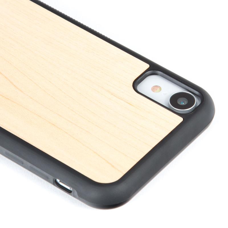 Wilderness Wood Back Case - Apple iPhone XR Maple Apple iPhone XR - Snakehive UK