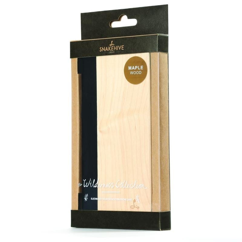 Wilderness Wood Wallet - Apple iPhone XS Max Bamboo Apple iPhone XS Max - Snakehive UK