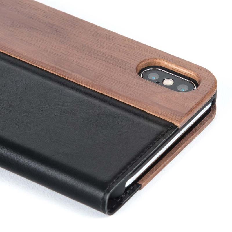 Wilderness Wood Wallet - Apple iPhone XS Max Bamboo Apple iPhone XS Max - Snakehive UK