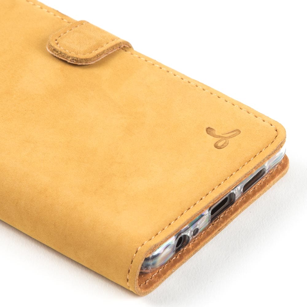 Vintage Leather Wallet - Huawei P30 Moss Green Huawei P30 - Snakehive UK