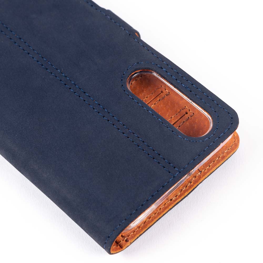 Vintage Leather Wallet - Huawei P30 Moss Green Huawei P30 - Snakehive UK