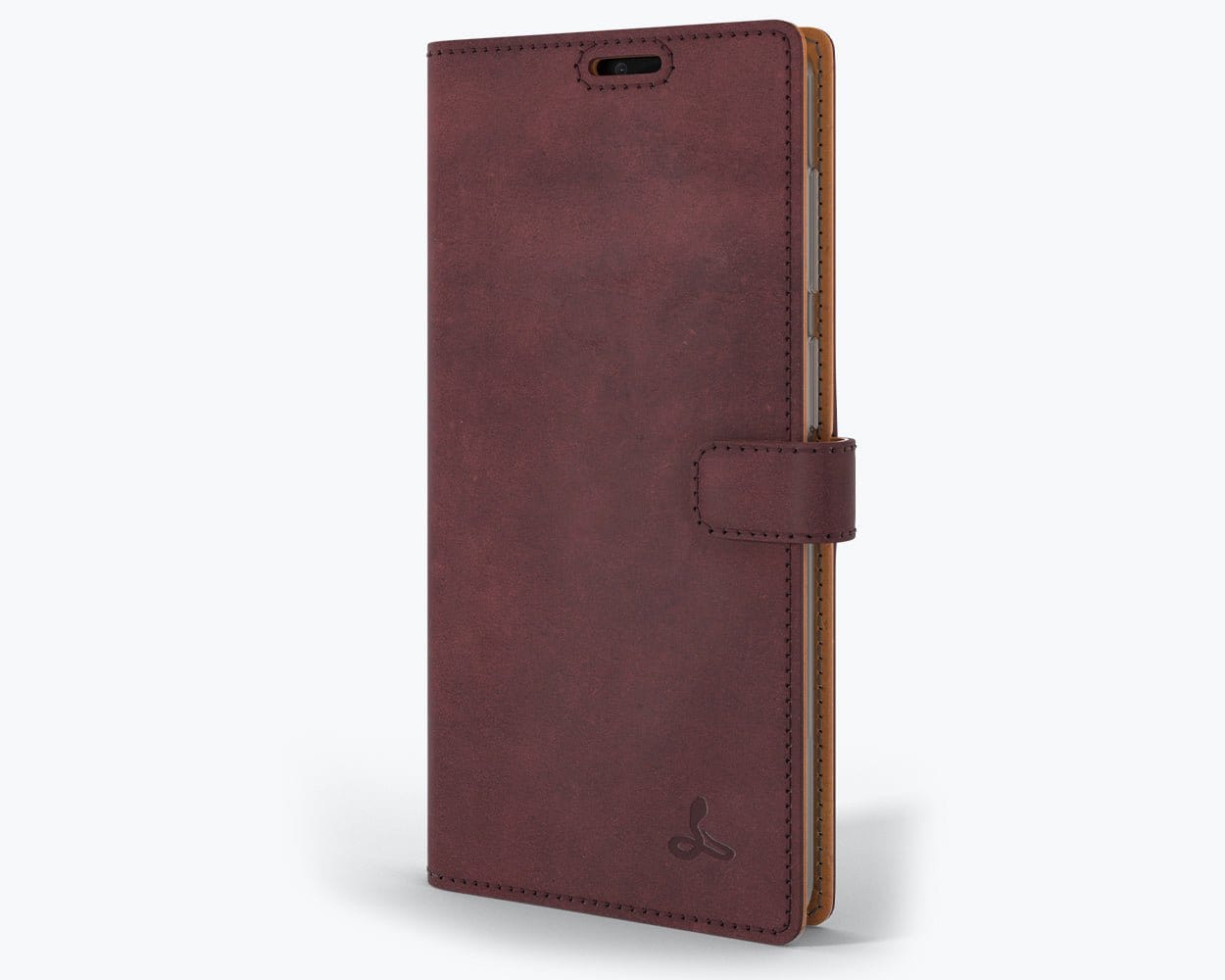 Vintage Leather Wallet - Samsung Galaxy A12 Plum Samsung Galaxy A12 - Snakehive UK