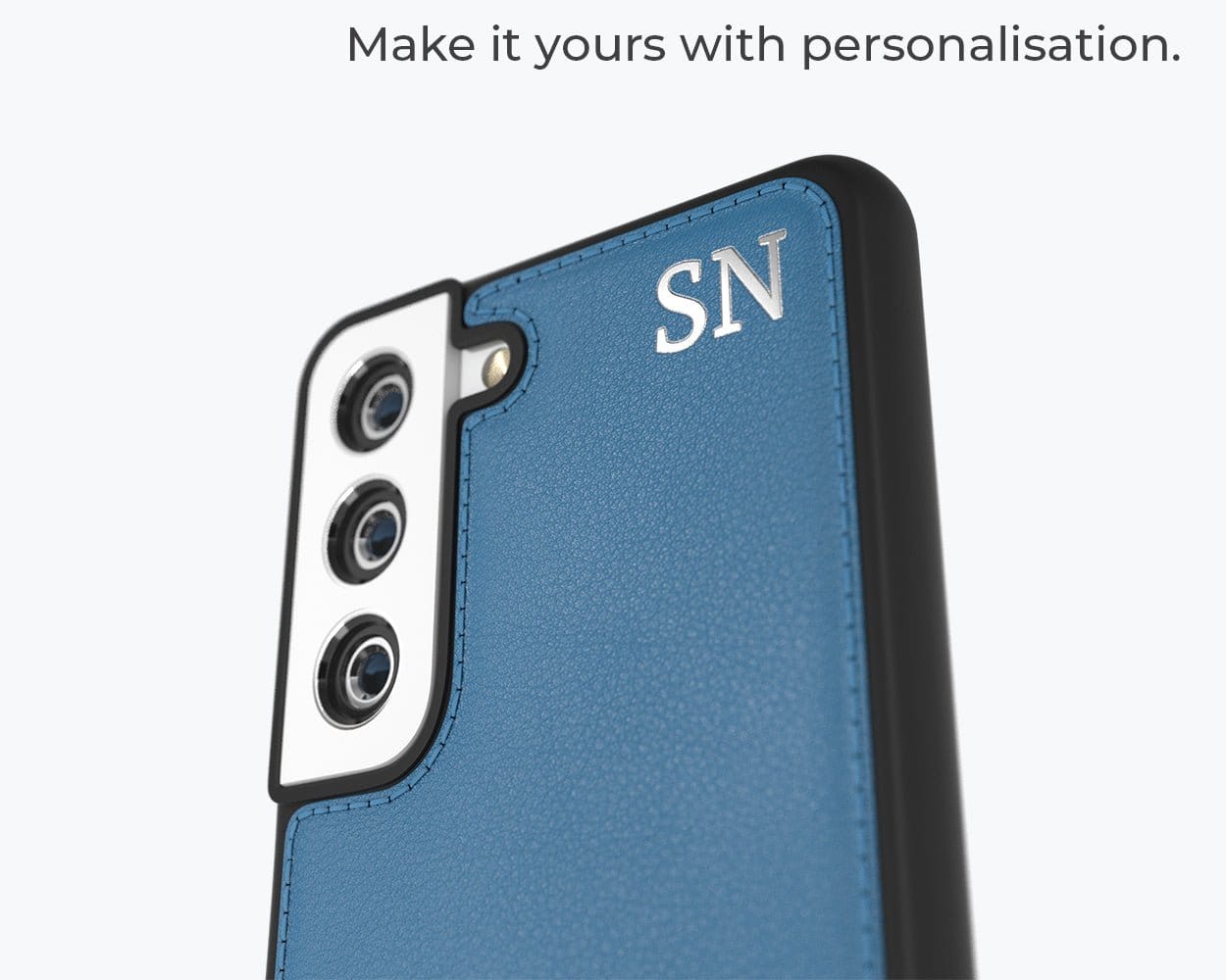 Samsung Galaxy S23 - Metro Leather Case Pebble Grey Samsung Galaxy S23 - Snakehive UK