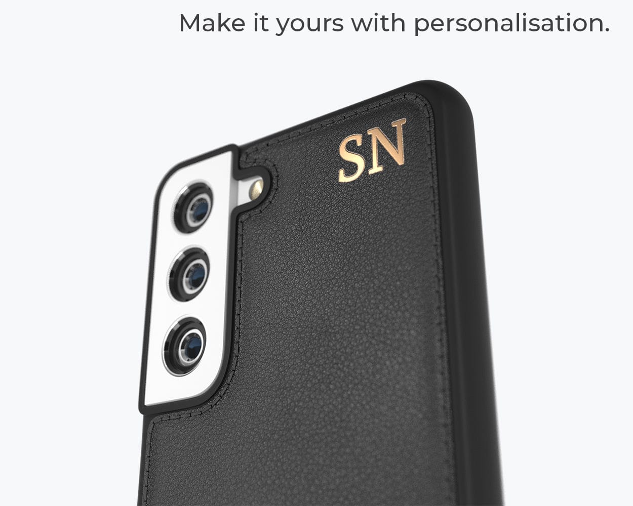 Samsung Galaxy S23 Plus - Metro Leather Case Pebble Grey Samsung Galaxy S23 Plus - Snakehive UK