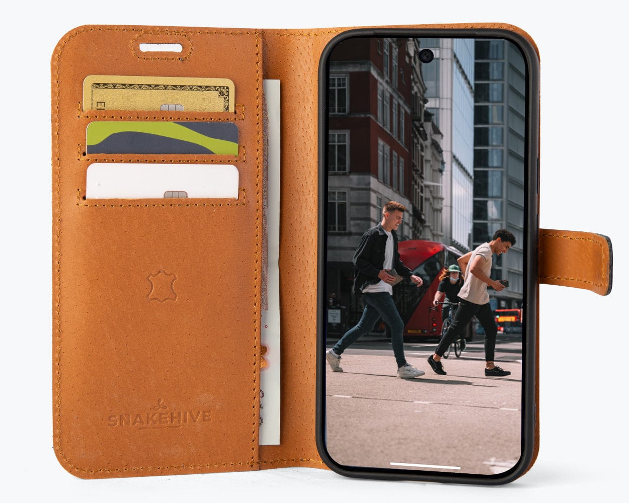 Google Pixel 9A - Vintage Leather Wallet Phone Case