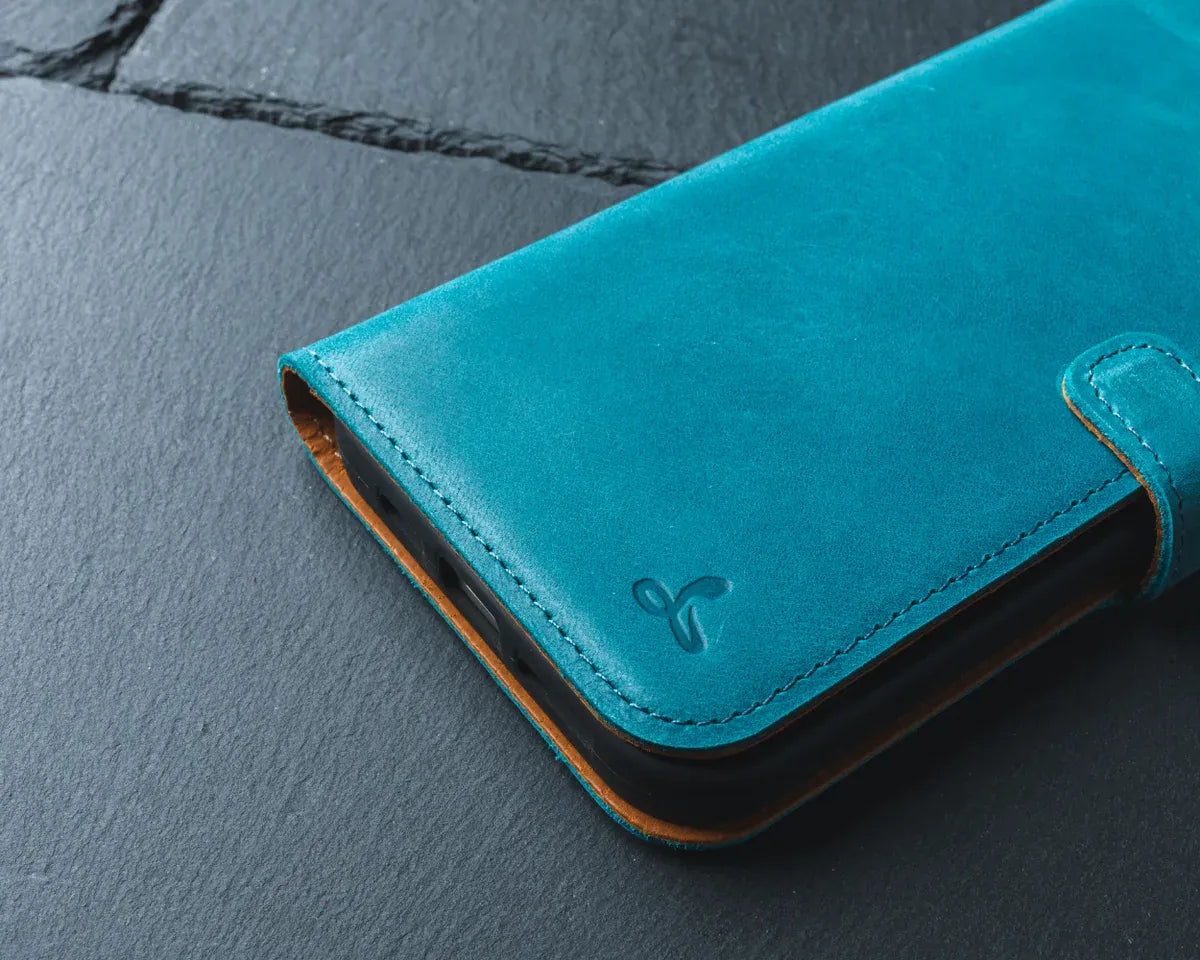 Snakehive Vintage Wallet Apple iPhone 18 Pro - Vintage Leather Wallet Phone Case Vintage Leather Wallet Case for Apple iPhone 18 Pro