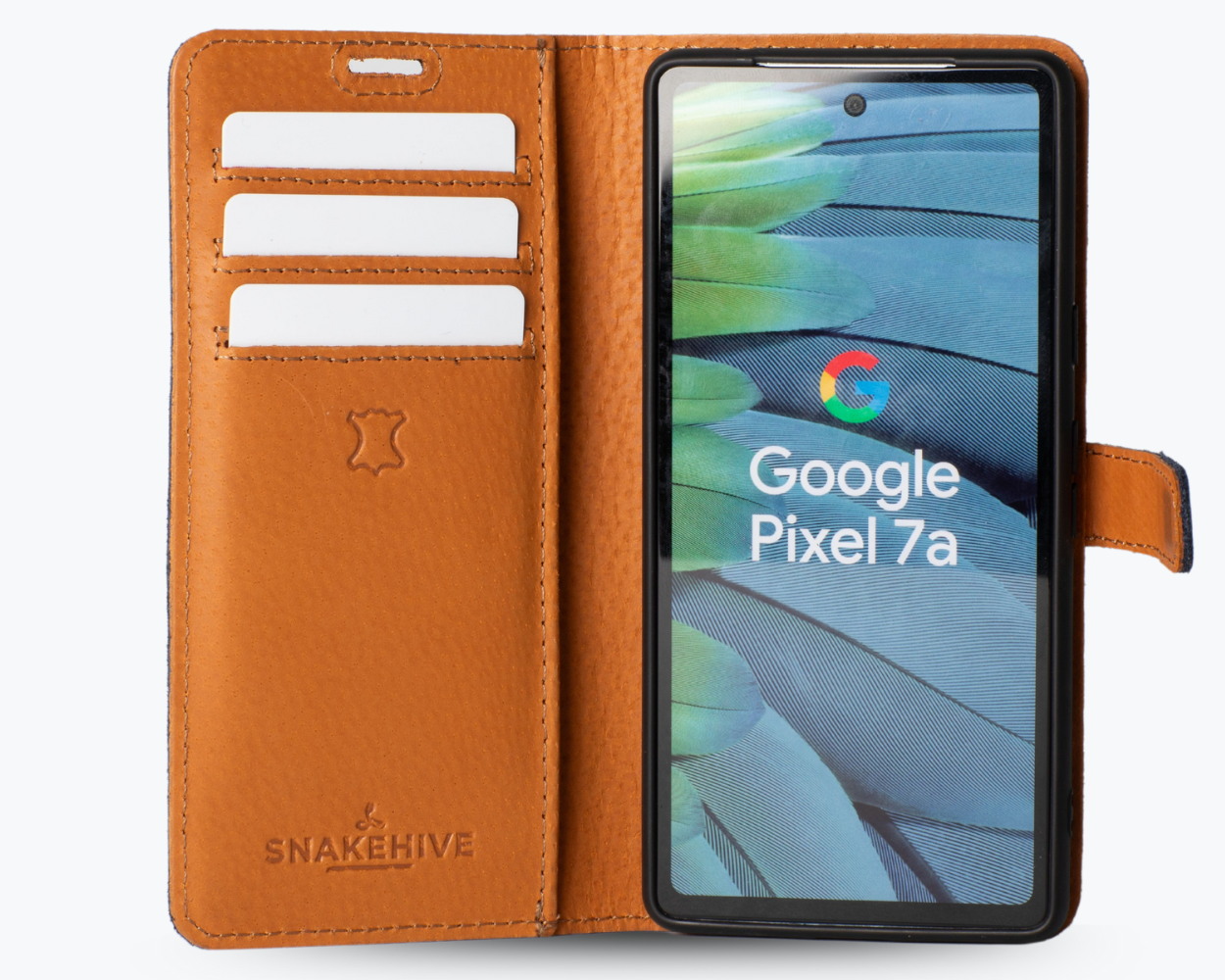 Google Pixel 8A - Vintage Leather Wallet Phone Case