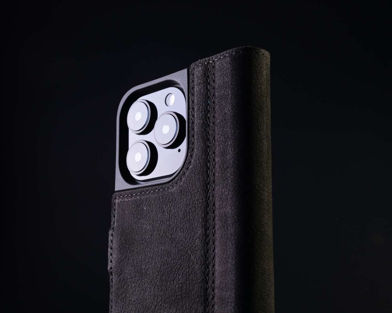 Apple iPhone 16 Pro Max - Vintage Leather Wallet Phone Case