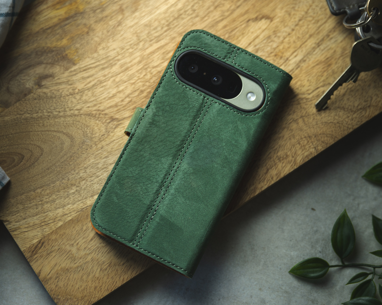 Google Pixel 11 - Vintage Leather Wallet Phone Case
