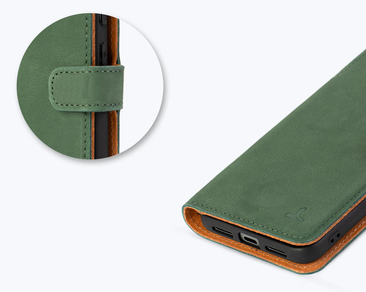 Google Pixel 8 - Vintage Leather Wallet Phone Case
