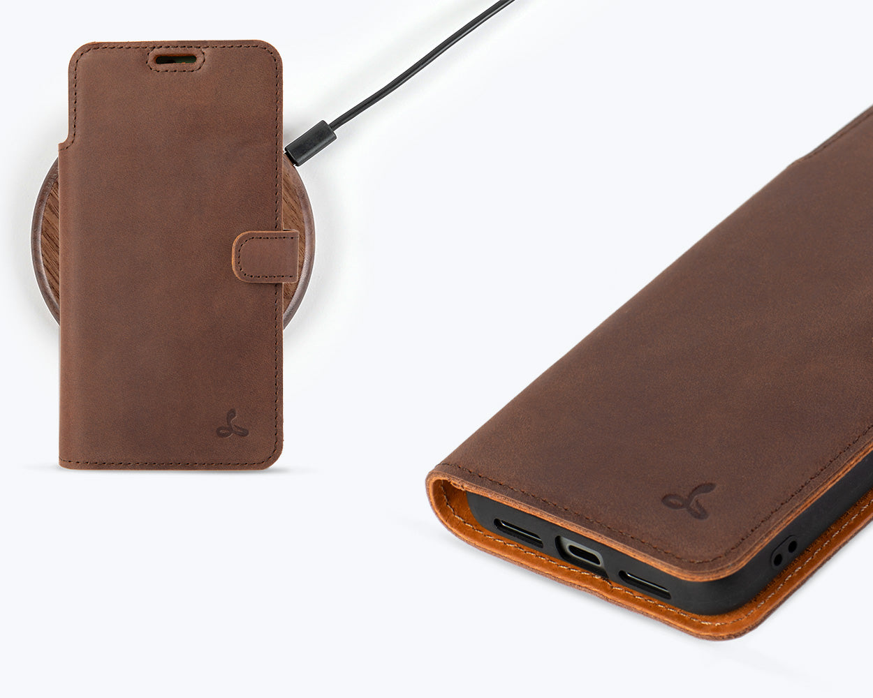 Google Pixel 8 - Vintage Leather Wallet Phone Case