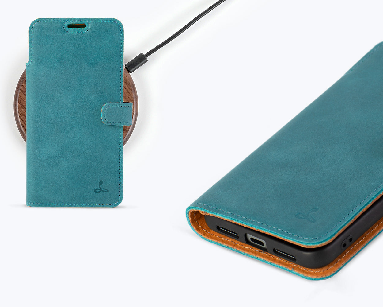 Google Pixel 8 - Vintage Leather Wallet Phone Case