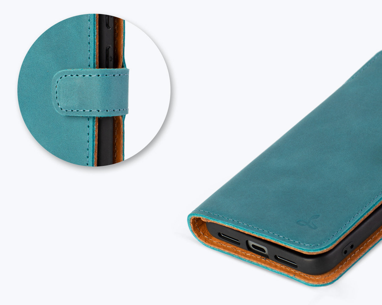 Google Pixel 8 - Vintage Leather Wallet Phone Case