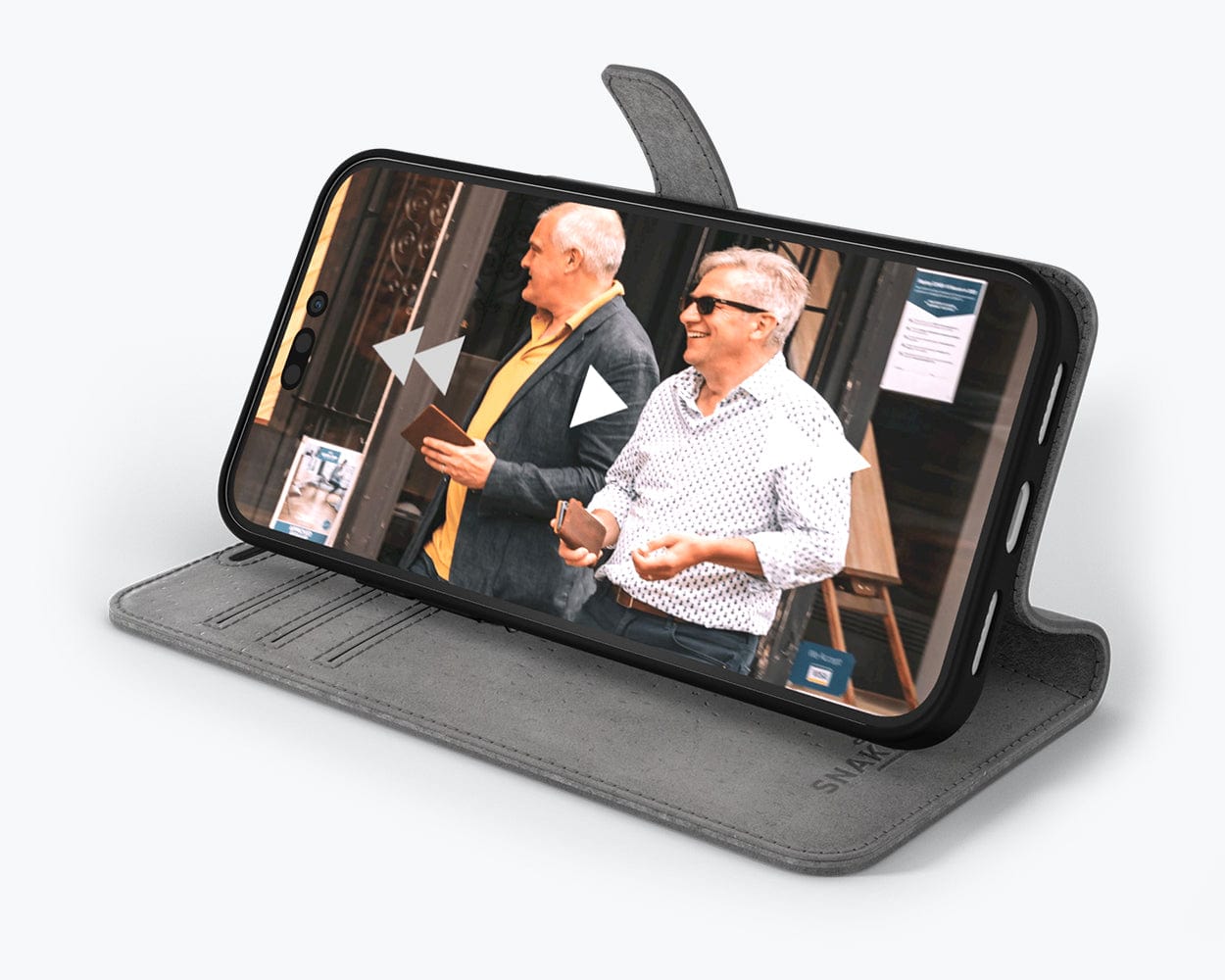 Apple iPhone 15 Pro Max - Vintage Leather Wallet Phone Case