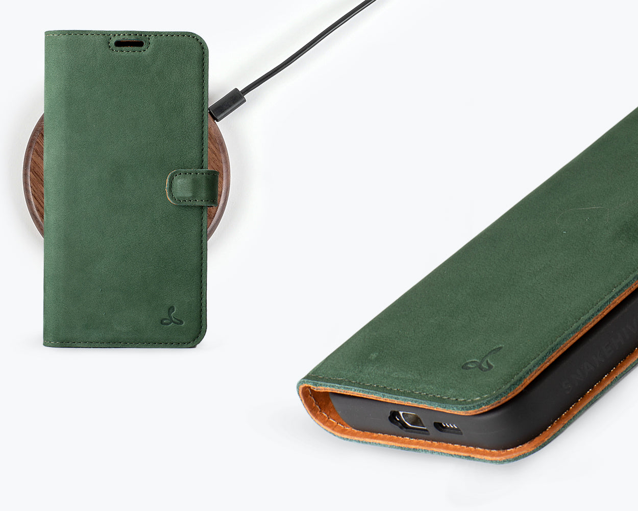 Samsung Galaxy S24 - Vintage Leather Wallet Phone Case