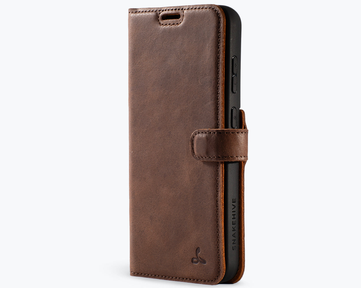 Samsung Galaxy S25 - Vintage Leather Wallet Phone Case