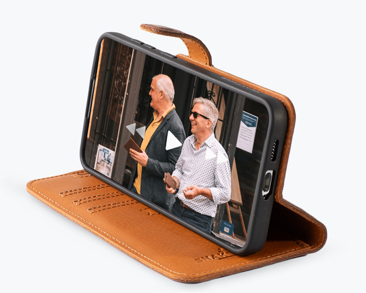 Samsung Galaxy S24 Plus - Vintage Leather Wallet Phone Case