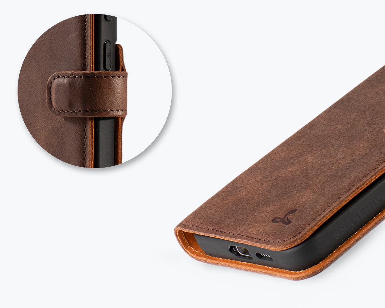 Samsung Galaxy S25 Plus - Vintage Leather Wallet Phone Case