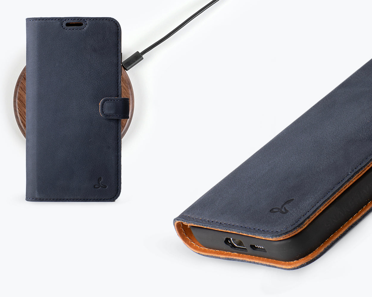 Samsung Galaxy S24 - Vintage Leather Wallet Phone Case