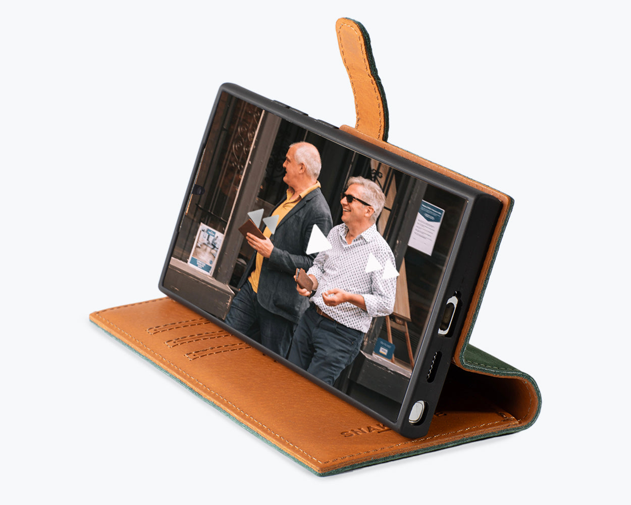 Samsung Galaxy S24 Ultra - Vintage Leather Wallet Phone Case