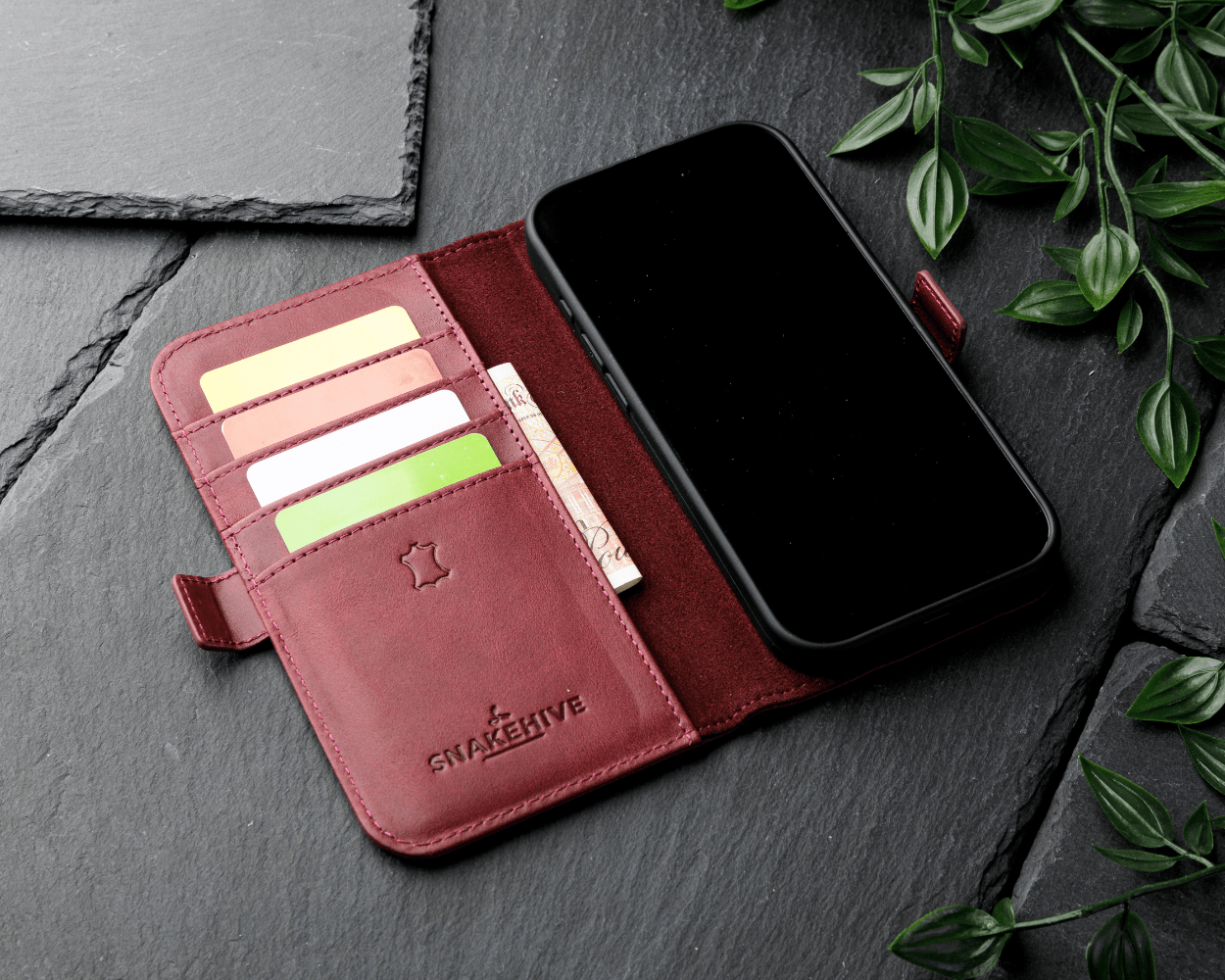 Apple iPhone 17 - Metro Leather Wallet Phone Case