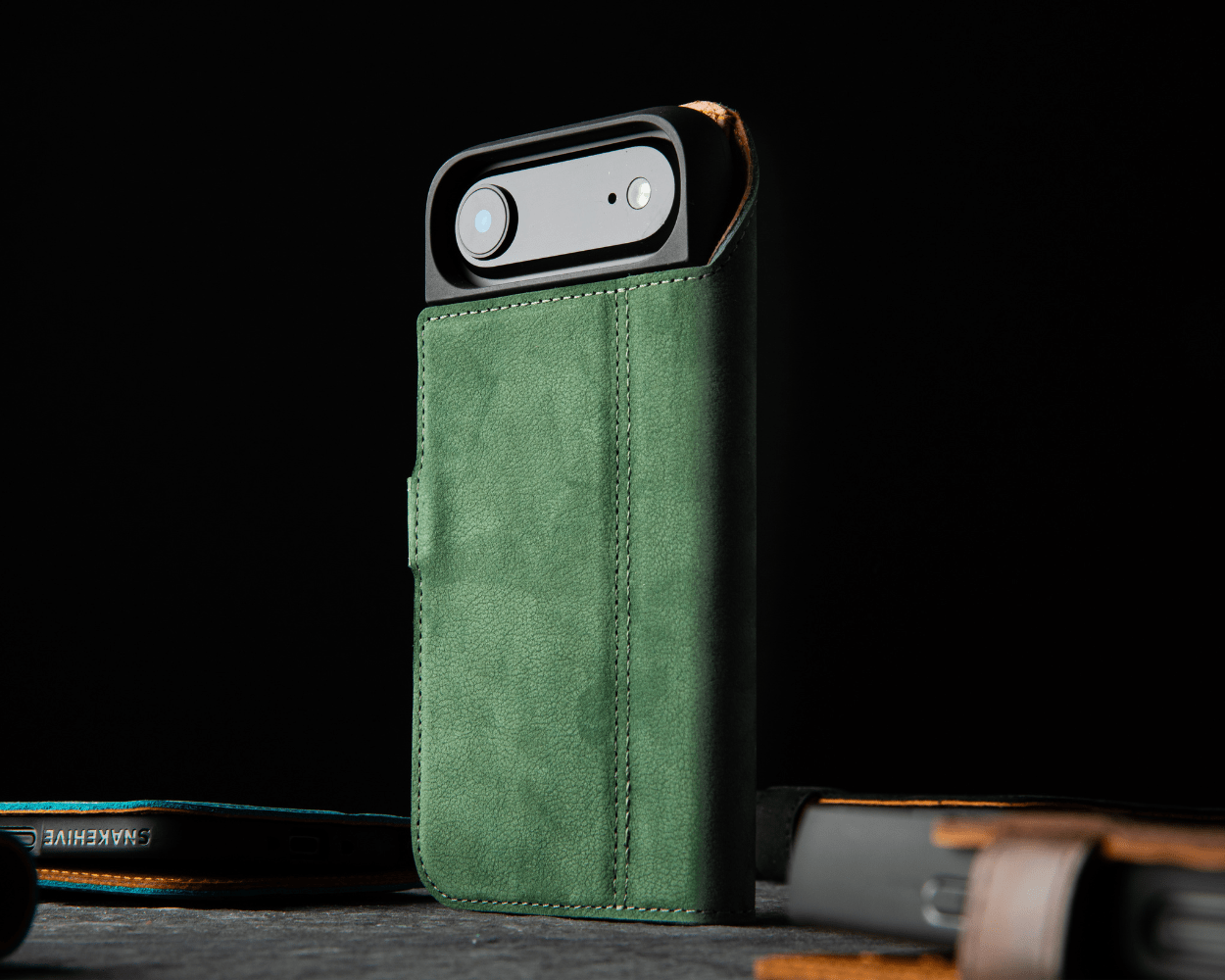 Apple iPhone Air - Vintage Leather Wallet Phone Case