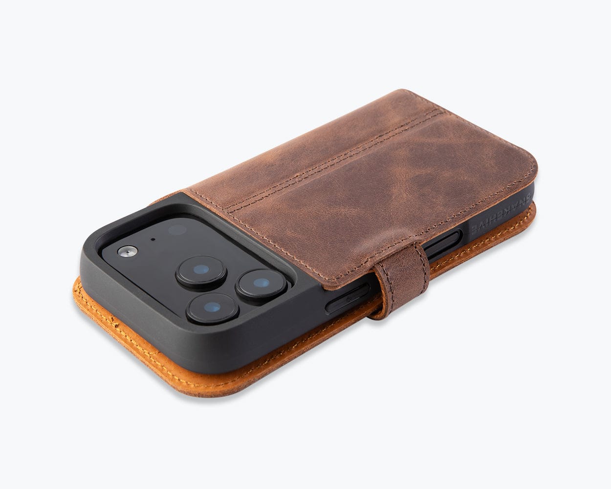 Apple iPhone 17 Pro - Vintage Leather Wallet Phone Case