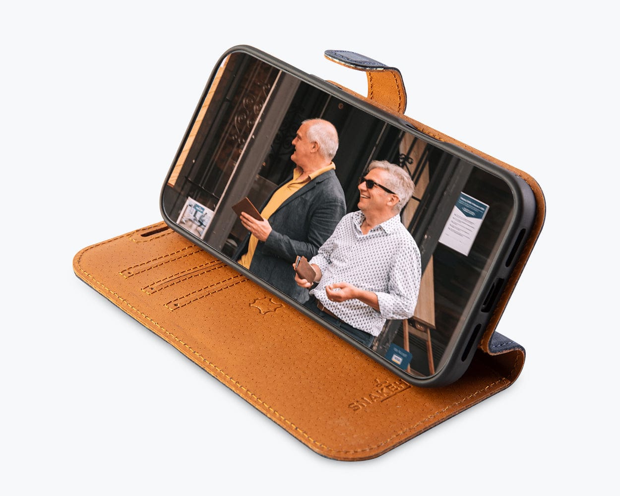 Apple iPhone 17 Pro Max - Vintage Leather Wallet Phone Case