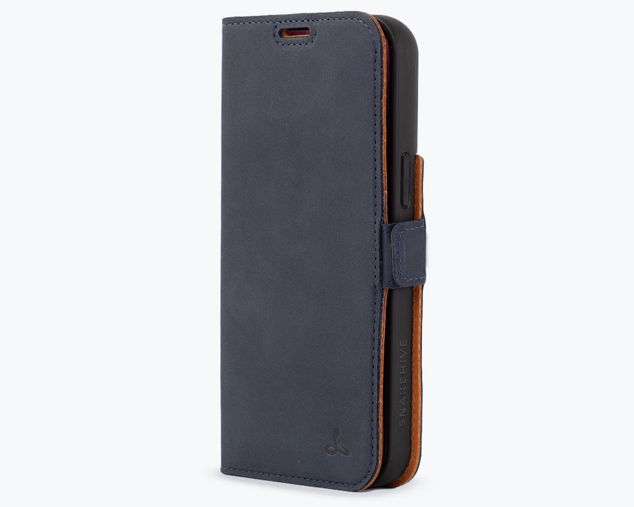Apple iPhone 14 Pro Max - Vintage Leather Wallet Phone Case (Side Clasp)