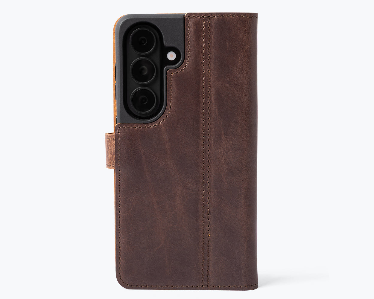 Samsung Galaxy S26 - Vintage Leather Wallet Phone Case
