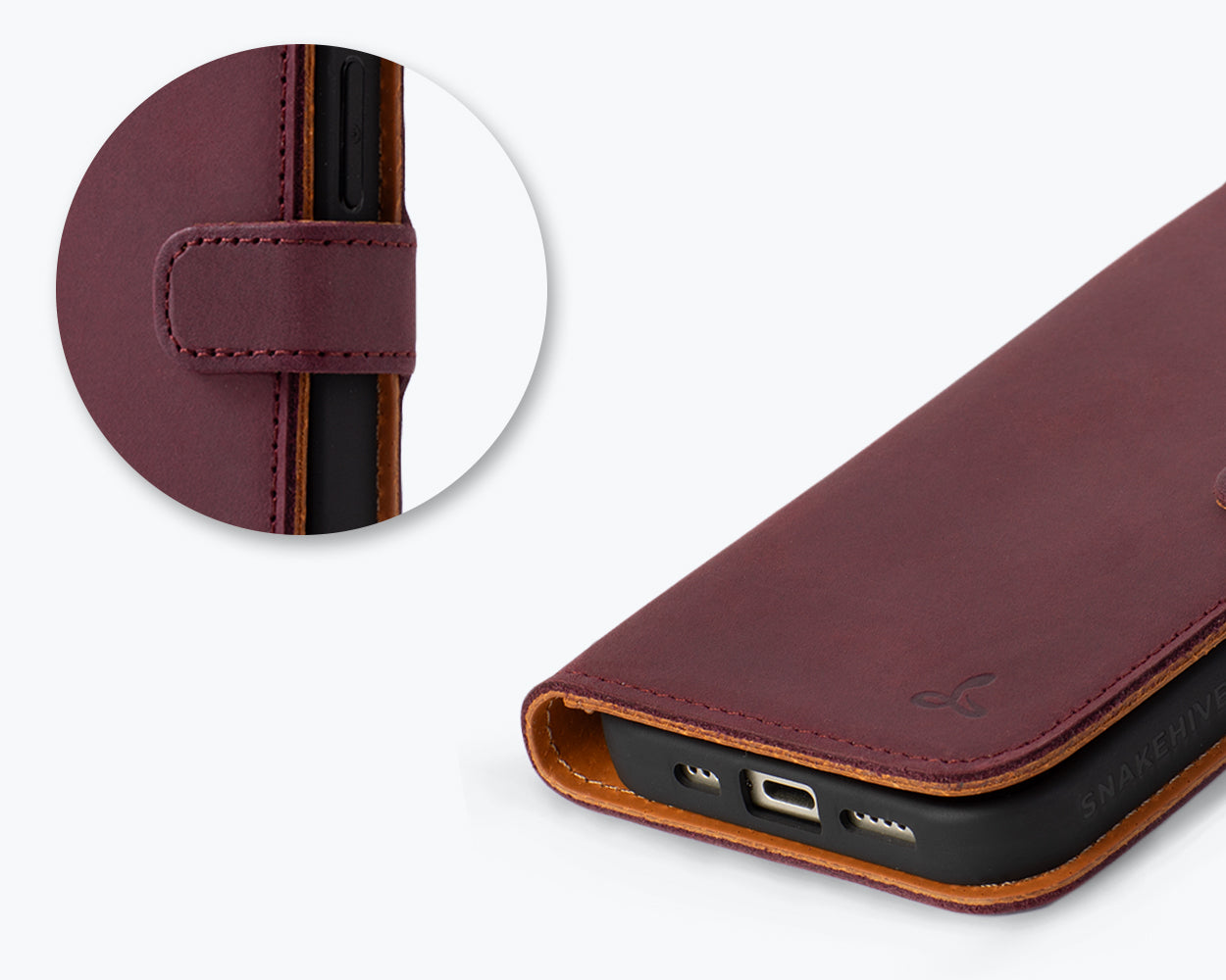 Apple iPhone 16 - Vintage Leather Wallet Phone Case