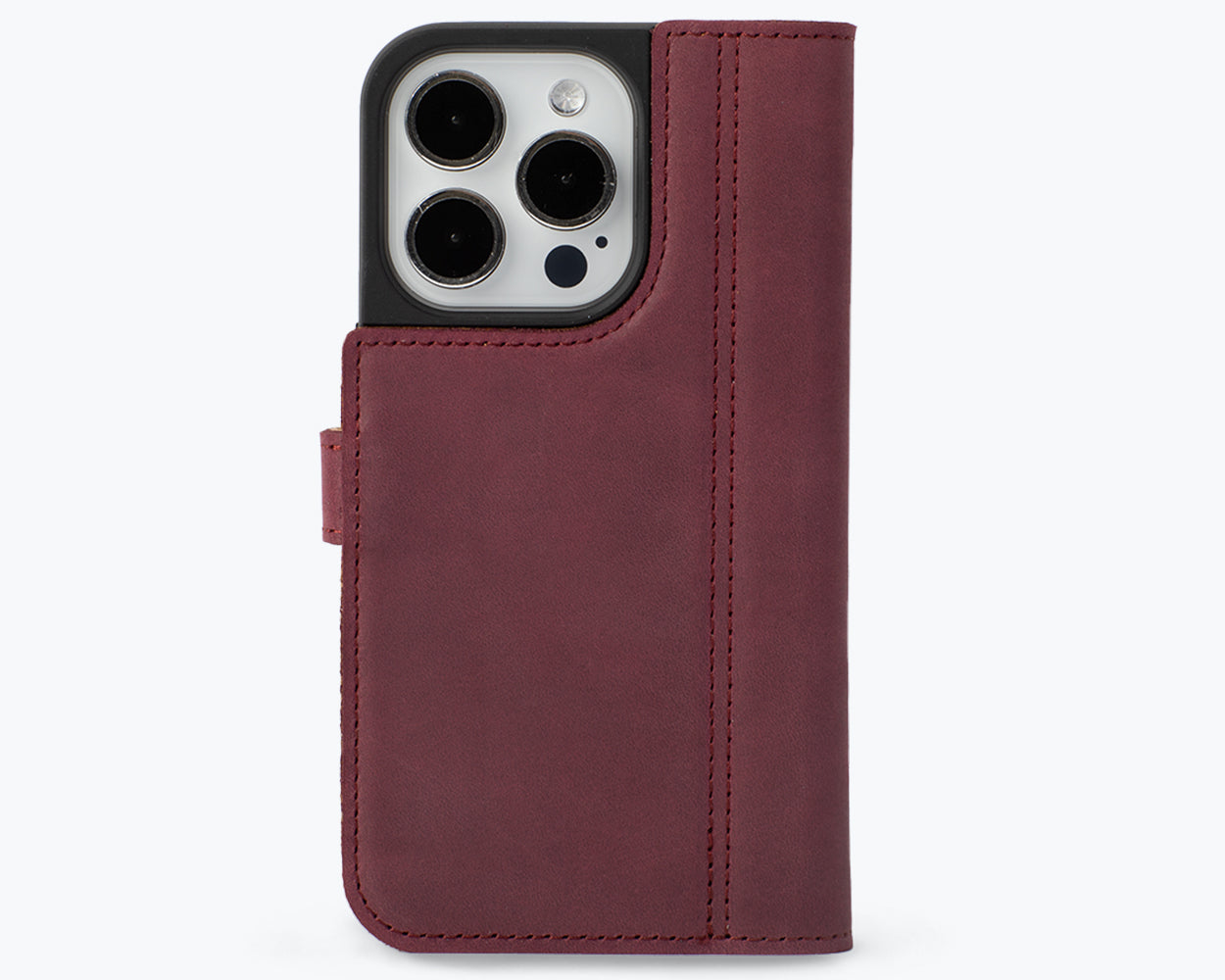 Apple iPhone 15 Pro - Vintage Leather Wallet Phone Case