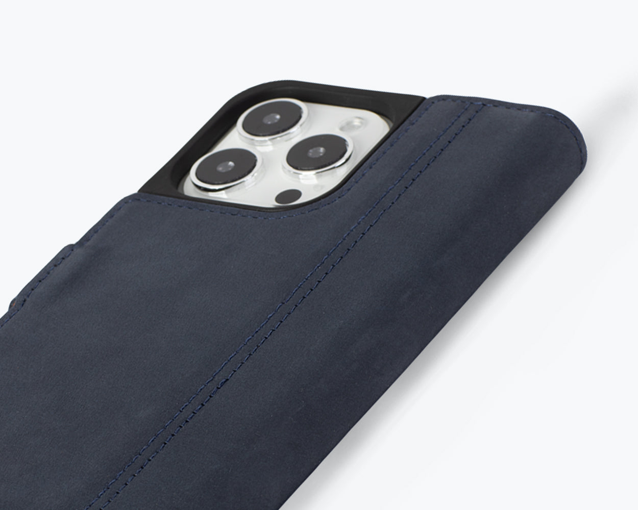 Apple iPhone 15 Pro Max - Vintage Leather Wallet Phone Case