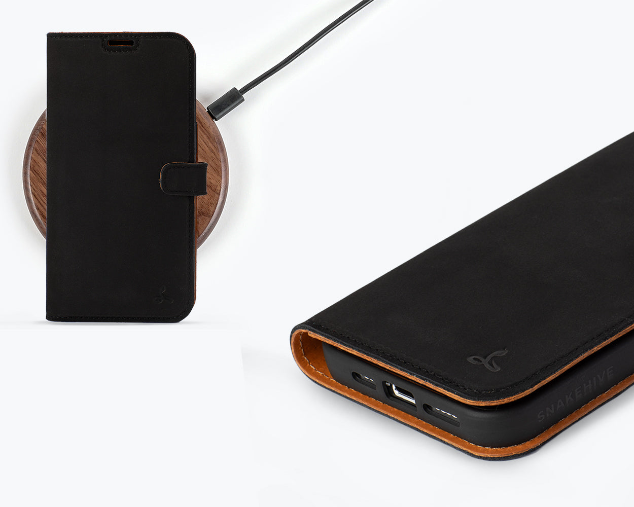 Apple iPhone 15 Pro Max - Vintage Leather Wallet Phone Case