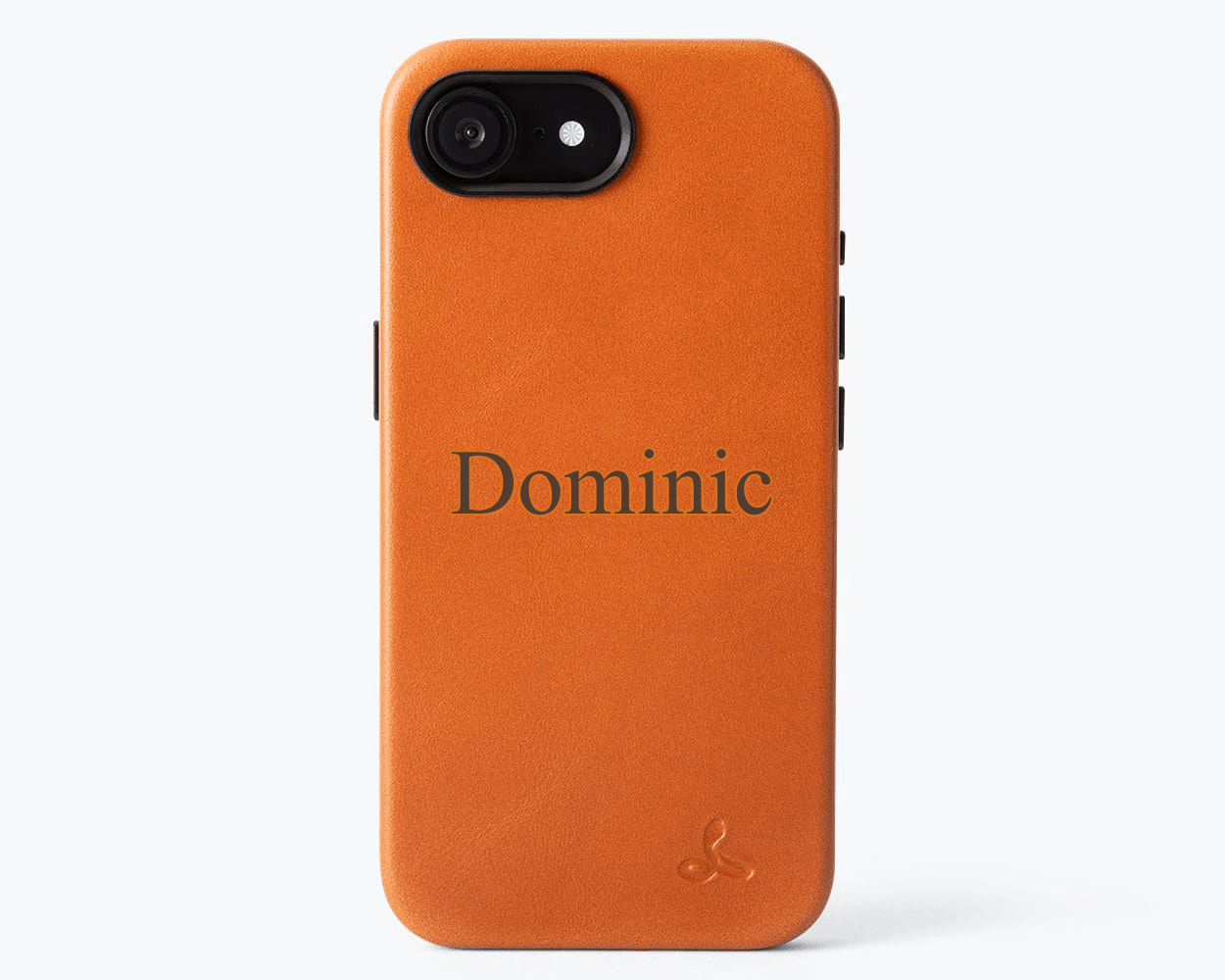 Personalised Slim Leather iPhone Case